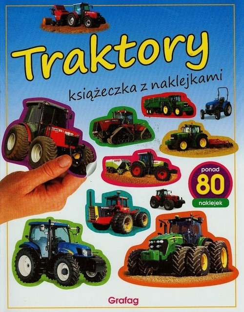 Traktory Książeczka z naklejkami