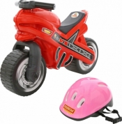 Jeździk motor MX z kaskiem (46765)