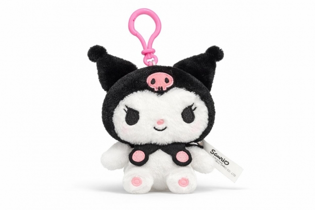Hello Kitty Fluffy Kechain Kuromi Czarna 13cm