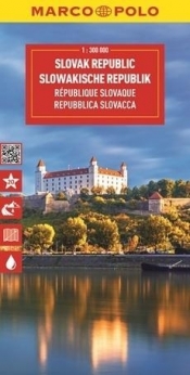 Mapa drogowa Słowacja 1:300 000 - Opracowanie zbiorowe