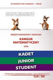 Mat. z wesołym kangurem. Suplement 2026 Kadet... - Opracowanie zbiorowe