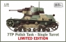 Model do sklejania IBG 7TP Polish Tank Single Turret Edycja limitowana (35074L)