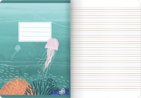 Zeszyt Top 2000 Ocean Wonders A5/16k linia podwójna kolorowa, 1 szt