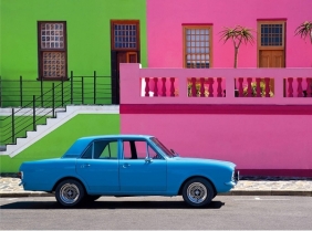 Puzzle High Quality Collection 500: The Blue Car (35076)