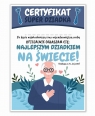 Certyfikat A4 Dzień Super Dziadka 5szt