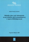 Okładka jako część dokumentu na przykładzie płyty gramofonowej w ujęciu Łubacki Jakub Maciej