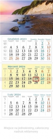 Kalendarz 2024 Trójdzielny Bałtyk
