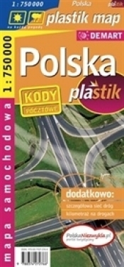 Polska 1:750 000 mapa samochodowa laminowana