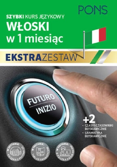 Szybki kurs językowy włoski w 1 miesiąc ekstra zestaw