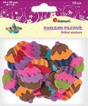 Naklejki filcowe: muffinki, wys.45mm (112-0442)