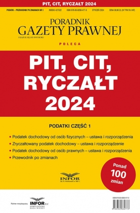 Pit Cit Ryczałt 2024 Podatki. Przewodnik po zmianach 1/2024 - Praca zbiorowa