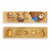 Zakładka kartonowa - Mumia