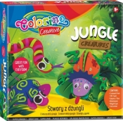 Kids Creative zestaw z pianki "Stwory z dżungli" (36766PTR)