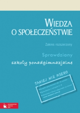Wiedza o społeczeństwie Sprawdziany Zakres rozszerzony - Telicka-Bonecka Antonina