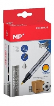 Marker olejowy 3.0mm srebrny (12szt)