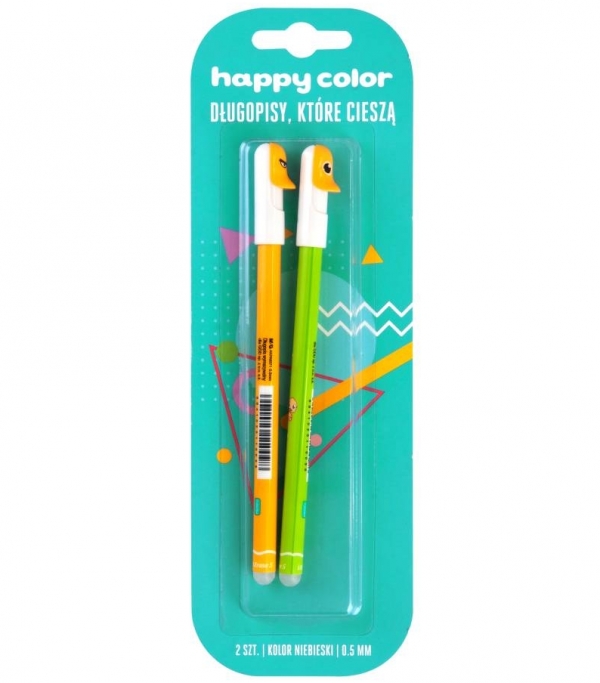 Długopis wymazywalny Happy Color kaczki, 2 szt. (HA AKPA6571-3 BK2)