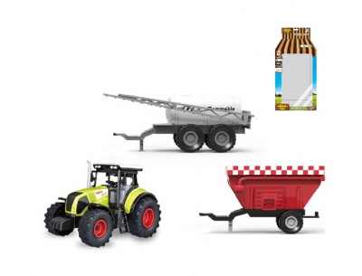 Traktor z maszyną