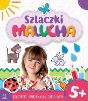 Szlaczki malucha 5+ Książeczka edukacyjna z naklejkami (Uszkodzona okładka)