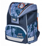 Herlitz, Zestaw Ultralight Plus Techmed: tornister, worek na buty, piórnik rozkładany, piórnik tuba