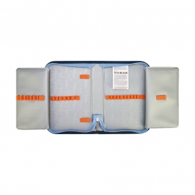 Herlitz, Zestaw Ultralight Plus Techmed: tornister, worek na buty, piórnik rozkładany, piórnik tuba