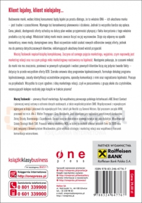 Lojalność konsumenta Jak budować trwałe relacje z klientem - Maciej Tesławski