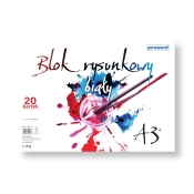 Blok rysunkowy biały A3/20k