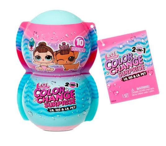 Zestaw niespodzianek L.O.L. Surprise Color Change Me and My Pet (580768EUC)
