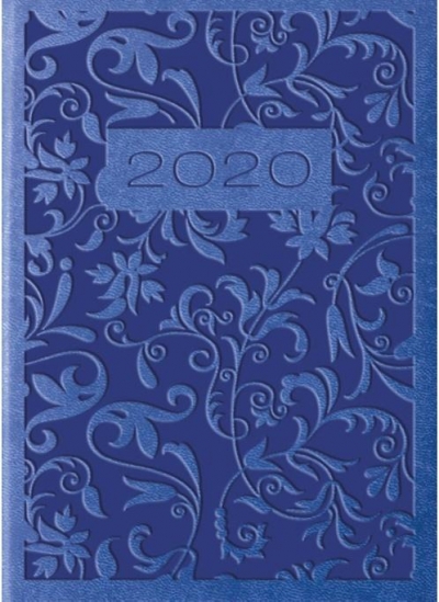 Kalendarz 2020 Tygodniowy A7 Vivella Zgaszony niebieski