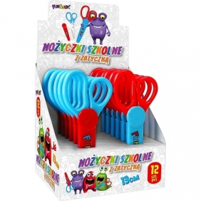 Nożyczki Fun&Joy z zatyczką, 13 cm (220584)