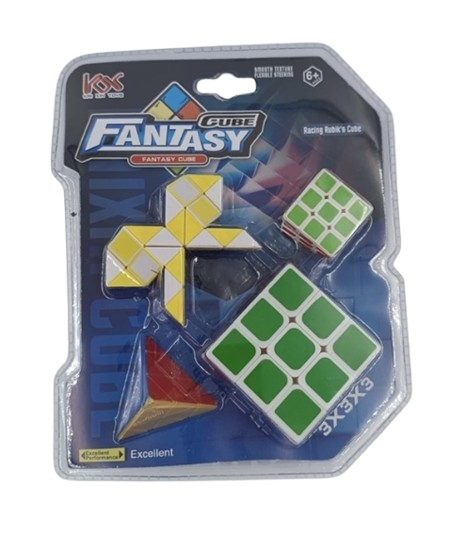 Zestaw kostek rubika Fantasy Toys, 4w1