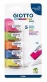 Gumki niepylące 5szt GIOTTO