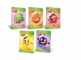 Zeszyt A5/32K linia podwójna Fruity (10szt)