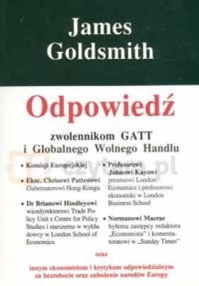 Odpowiedź - James Goldsmith