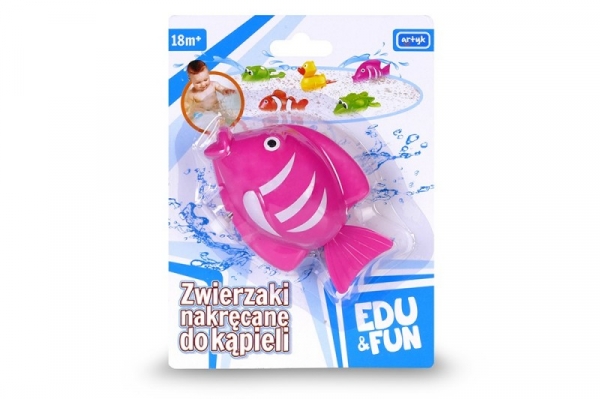 Zwierzaki nakręcane do kąpieli EDU&FUN - Ryba różowa (144769)