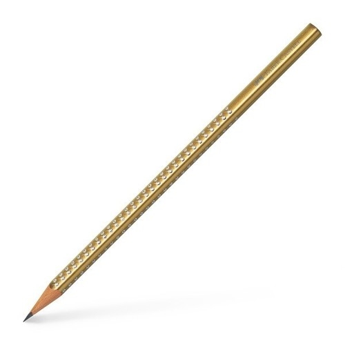 Ołówek Faber-Castell Sparkle złoty 12 sztuk