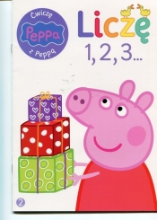 Świnka Peppa Ćwiczę z Peppą Liczę 1 2 3 (Uszkodzona okładka)