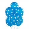 Balony błękitne w białe kropki OP=5szt. /0215-003-02/