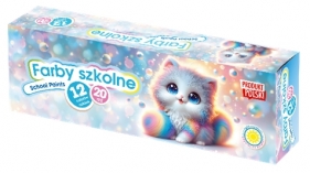 Farby szkolne - Kotki, 12 kol x 20 ml