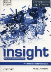 Insight Pre-Intermediate Workbook + Online practice - Sayer Mike, Roberts Rachel