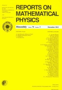 Reports on Mathematical Physics 80/3 2017 Kraj