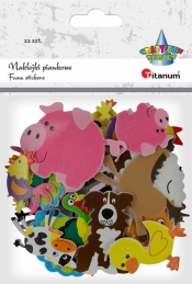 Naklejka (nalepka) Titanum Craft-fun zwierzęta gospodarskie mix