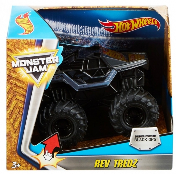 Hot Wheels, Monster Jam Soldier Fortune Black Ops (CHV22/4)