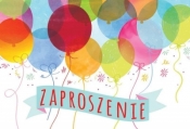 Zaproszenie ZZ-056 Uniwersalne balony (5 szt.)