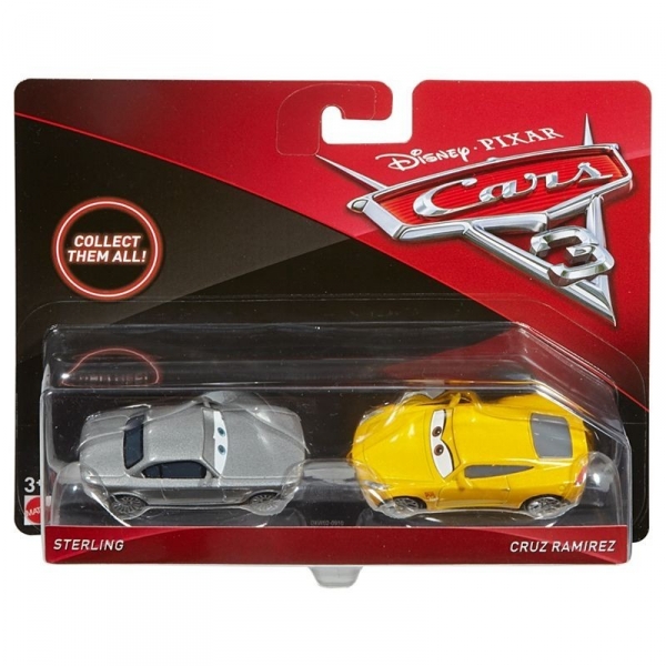 CARS 3 Dwupak Sterling & Cruz Ramirez Die-Cast Vehicle (DXV99/DXW02)