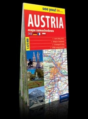Austria Mapa Samochodowa 1:475 000 - Opracowanie zbiorowe