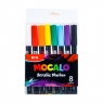 Marker akrylowy Mocalo 1mm, 8 kolorów