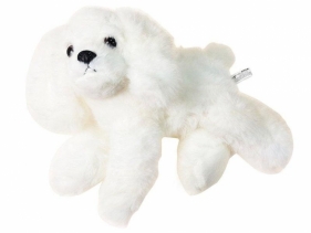 Pies pluszowy biały 25x24cm