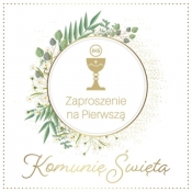 Zaproszenie Komunia (10szt)
