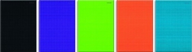 Brulion A5 Top-2000 w kratkę 96 kartek Vinyl Fluo mix - <br />