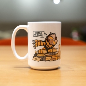 Kubek duży (440 ml) – Szkoła magii (żółty)